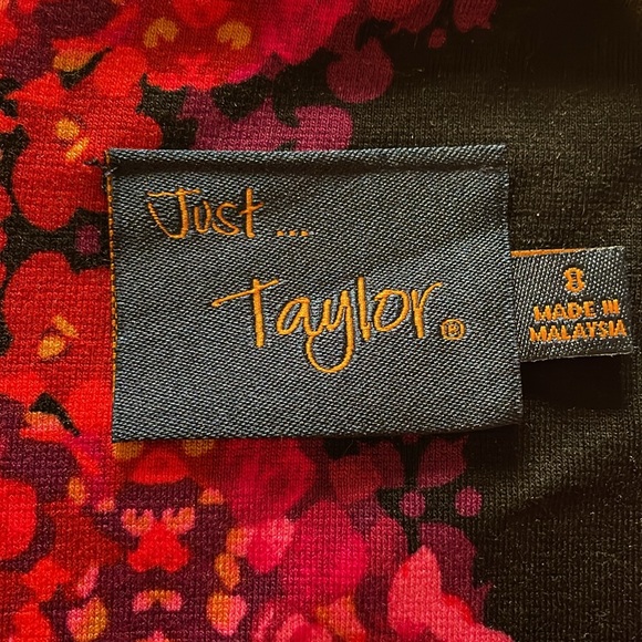 Just…Taylor colorful dress size 8 3/4 sleeves - Picture 7 of 9